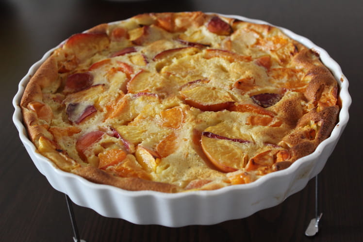 Clafoutis aux abricots et nectarine-image