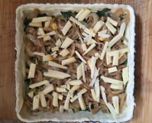 Tarte printanière au saumon et avocat : Etape 3