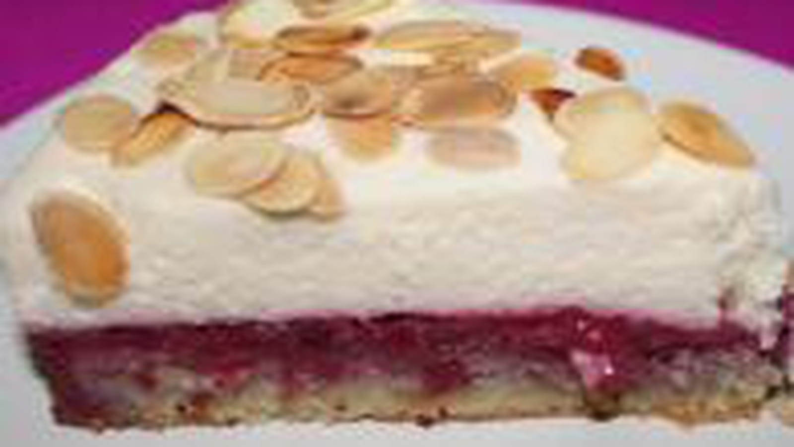 Gâteau framboises-mascarpone amandes