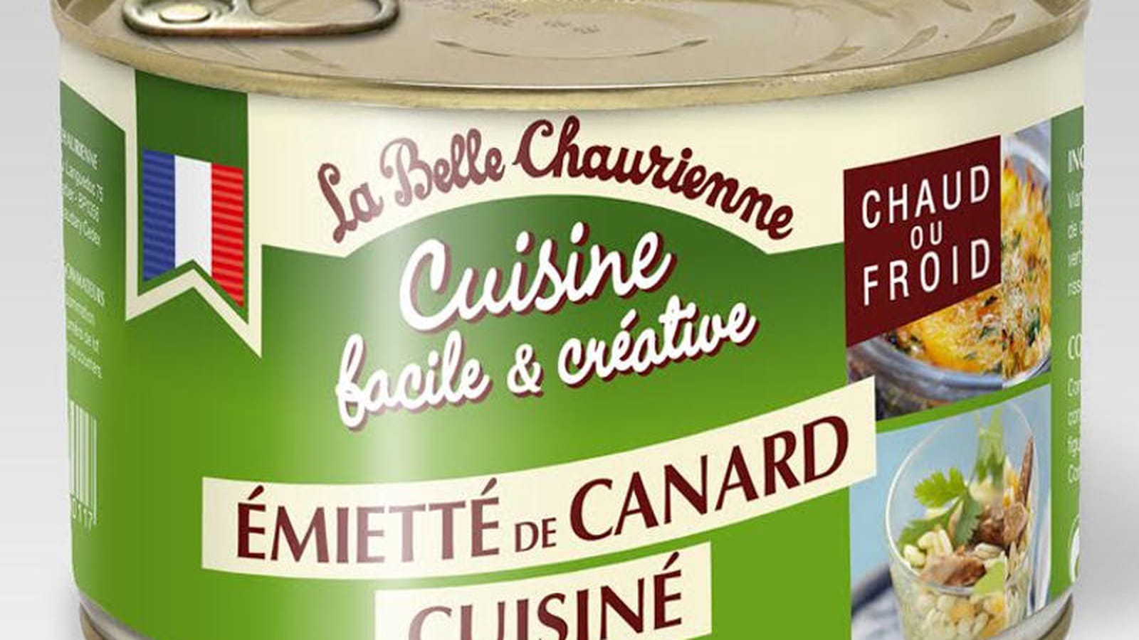 Emietté de canard cuisiné de La Belle Chaurienne