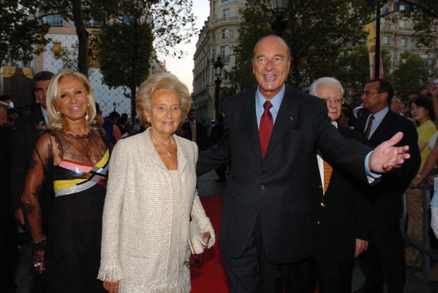 Jacques Chirac, Bernadette et Madame Pozzo di Borgo en 2004