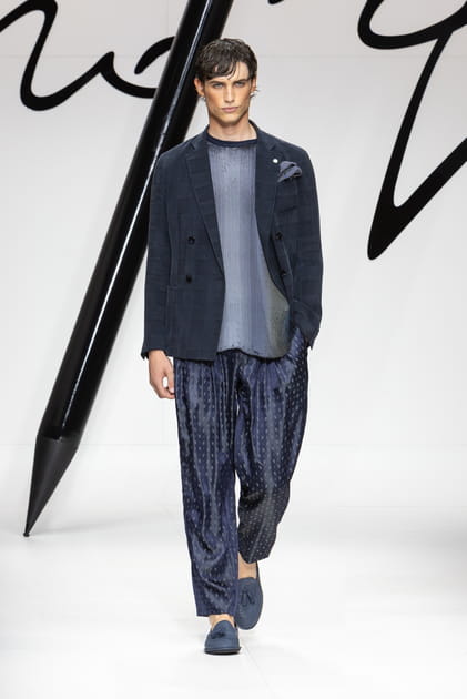 Look 52&nbsp;du d&eacute;fil&eacute; Giorgio Armani