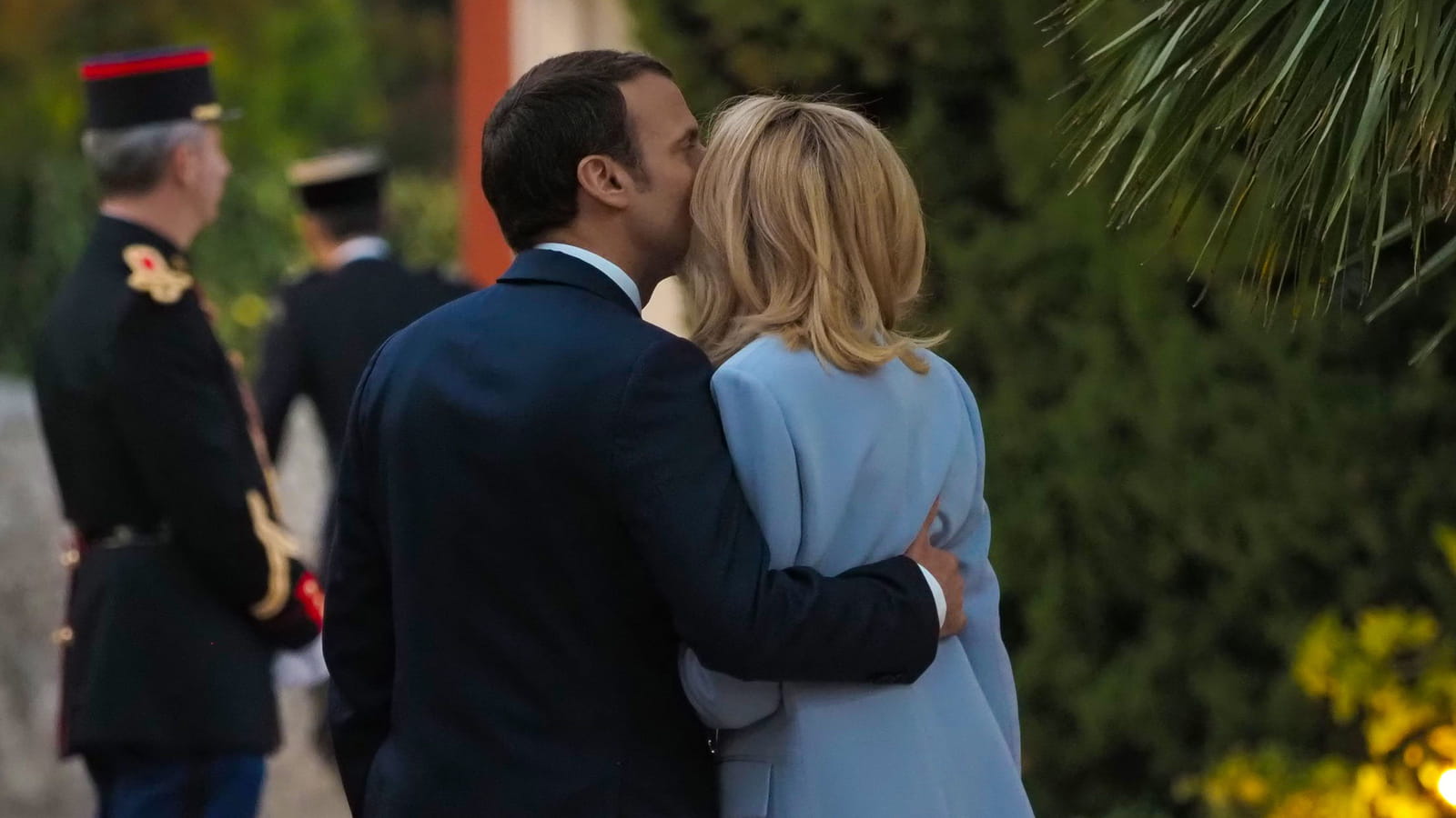 Emmanuel et Brigitte Macron