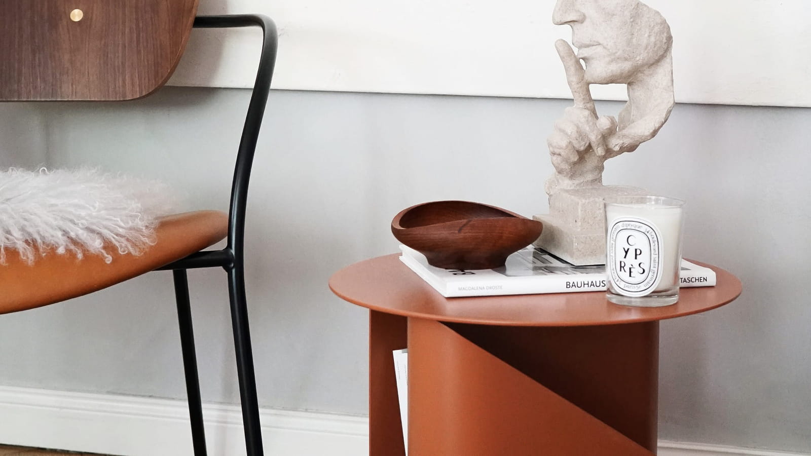 Terracotta et déco arty 