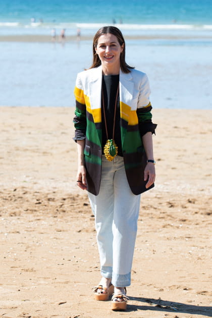 Amira Casar en blazer color&eacute;