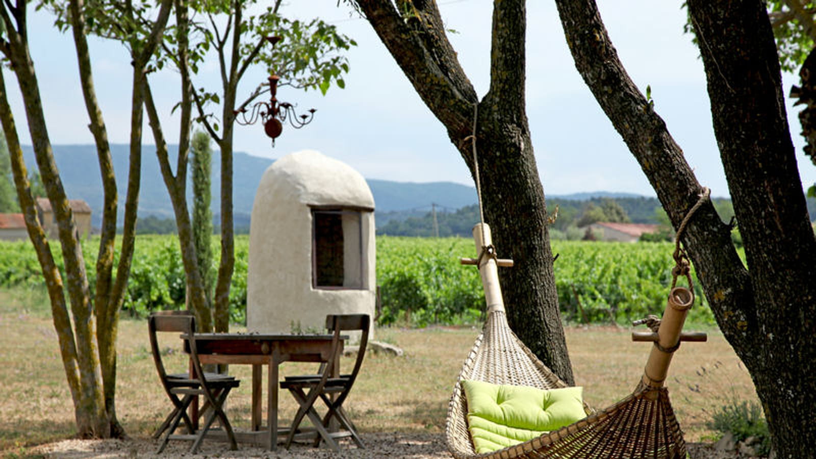 Hamac sous les arbres