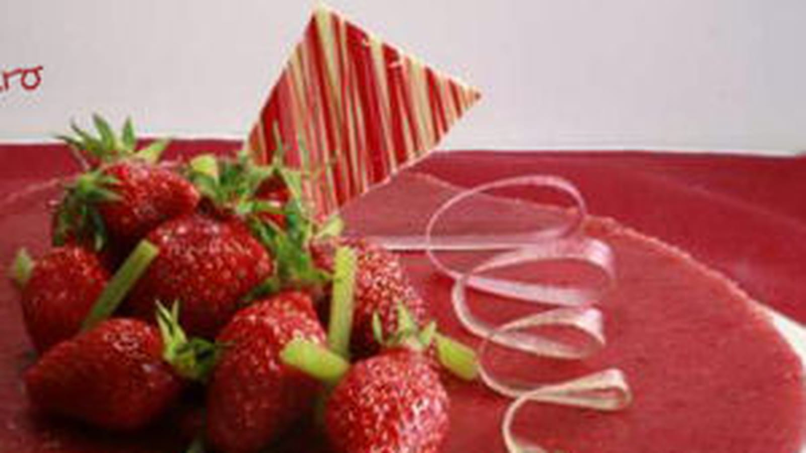 Bavarois fraises