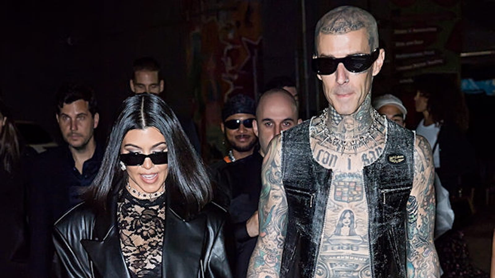 Kourtney Kardashian et Travis Barker le 13 septembre 2022
