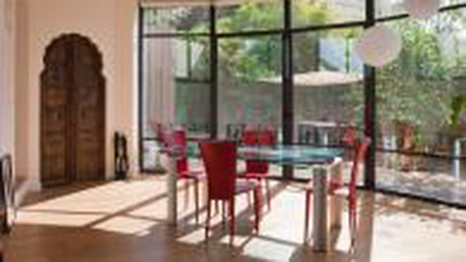 Salle à manger avec vue