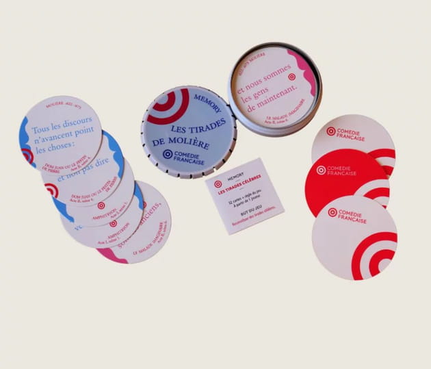 Jeu de Memory spécial Molière par la Comédie-Française