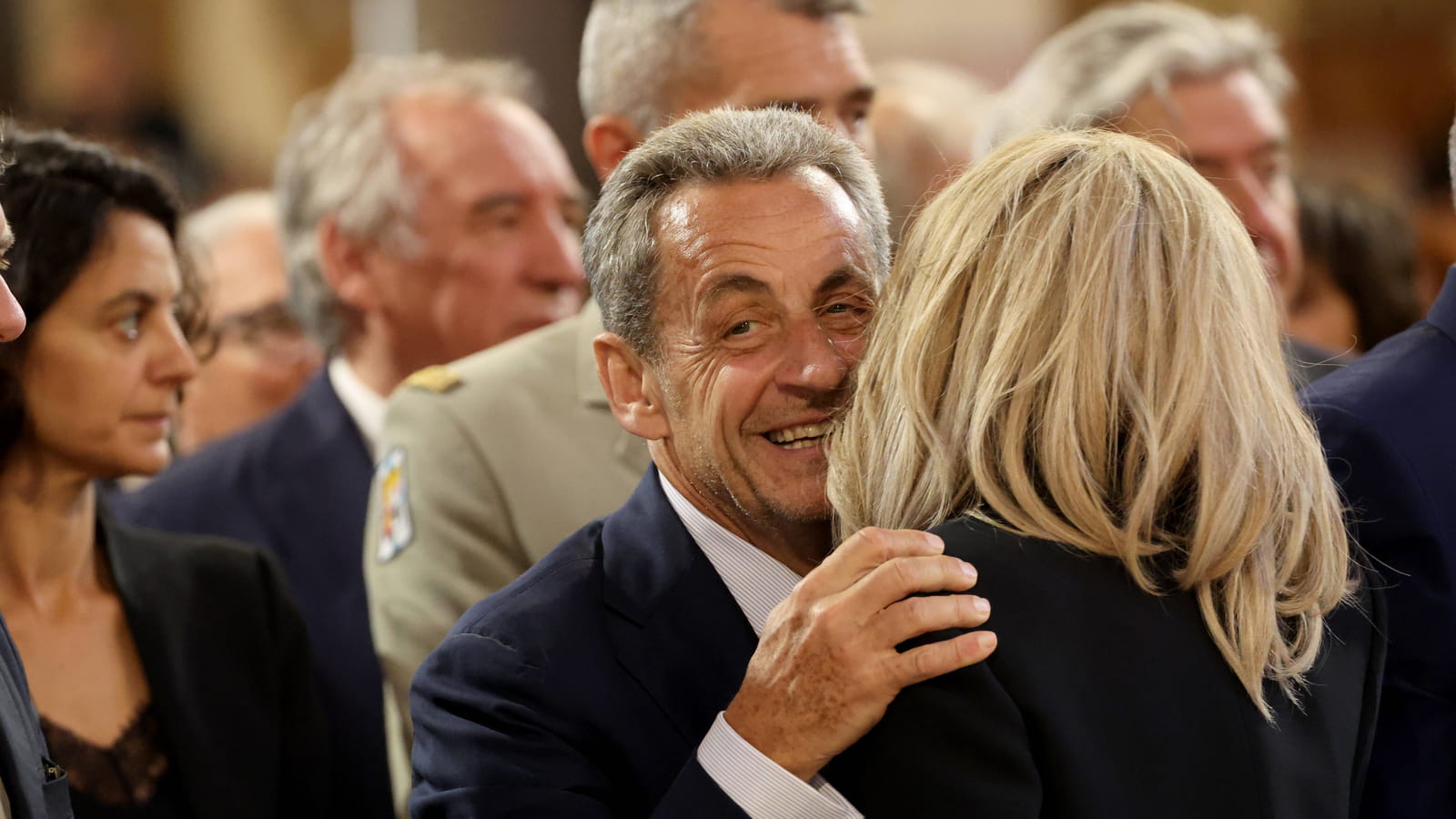 Nicolas Sarkozy et Brigitte Macron