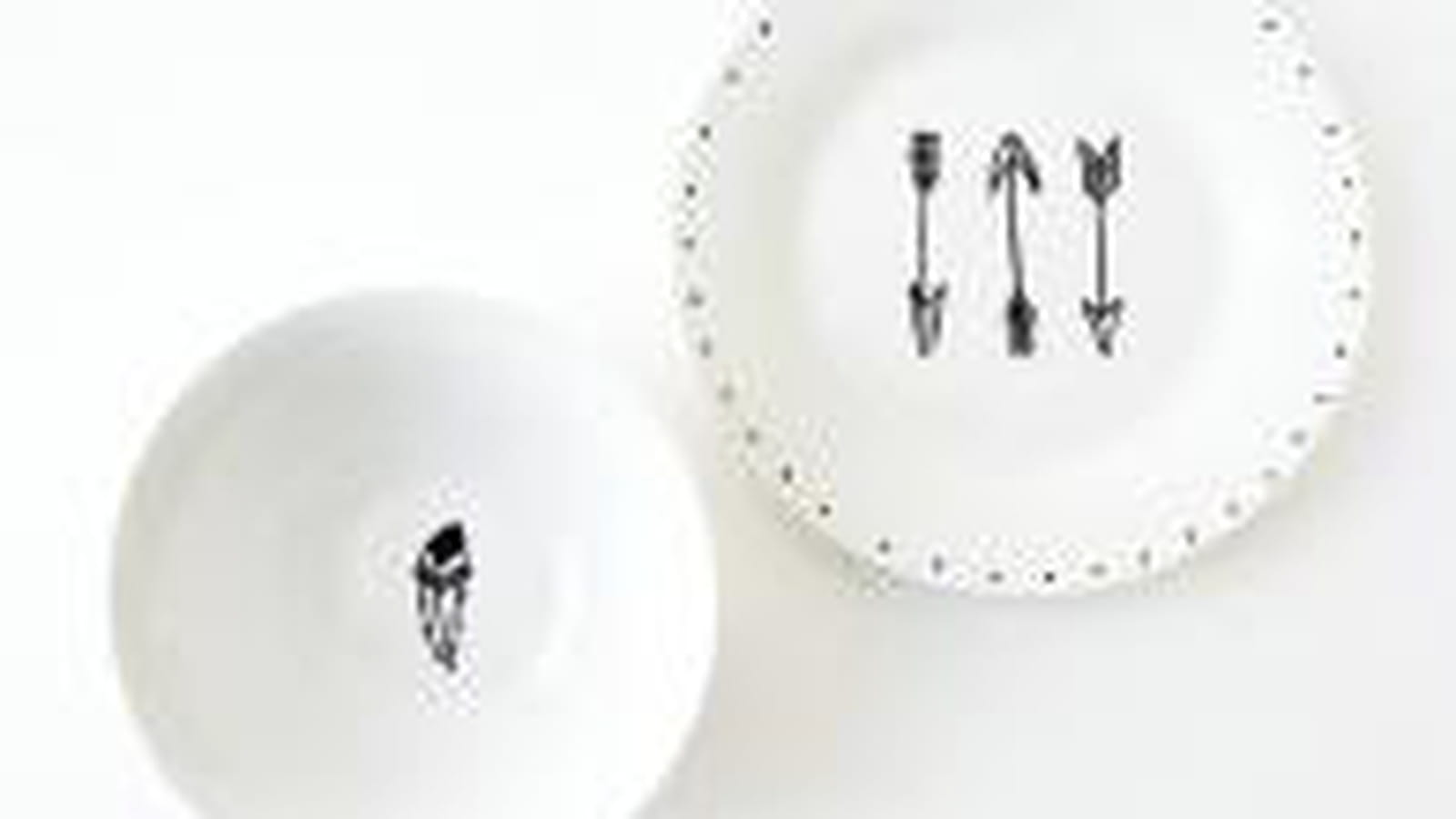Motif flèche et pointillé