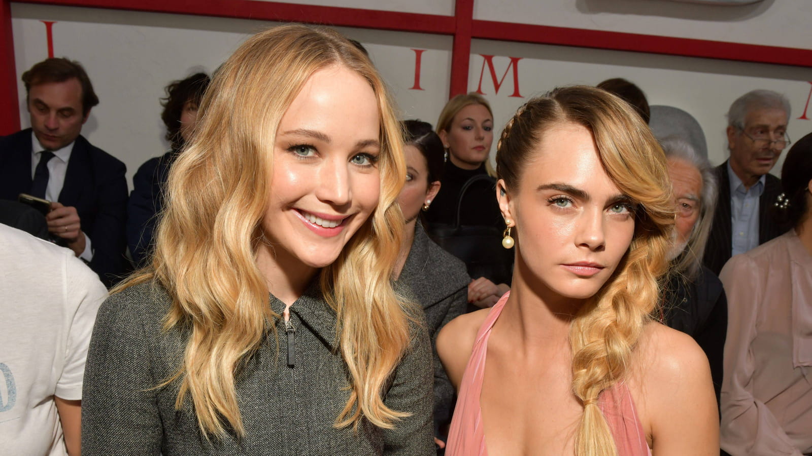 Jennifer Lawrence et Cara Delevingne 