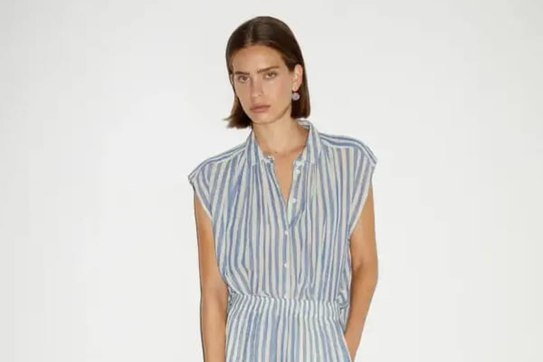 Short rayé