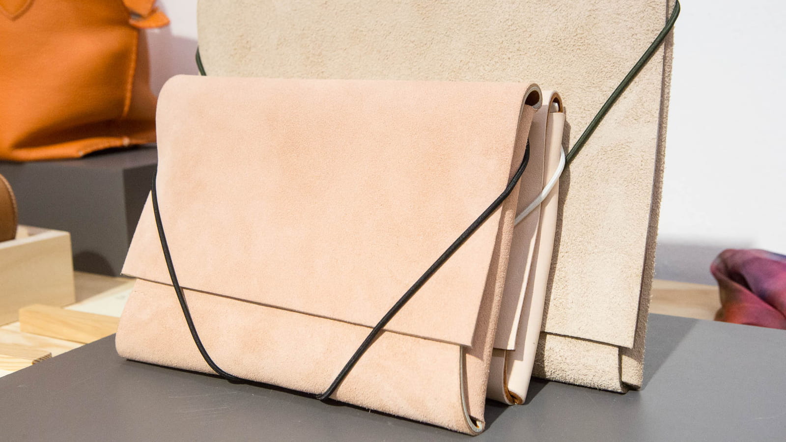 Pochette en cuir 