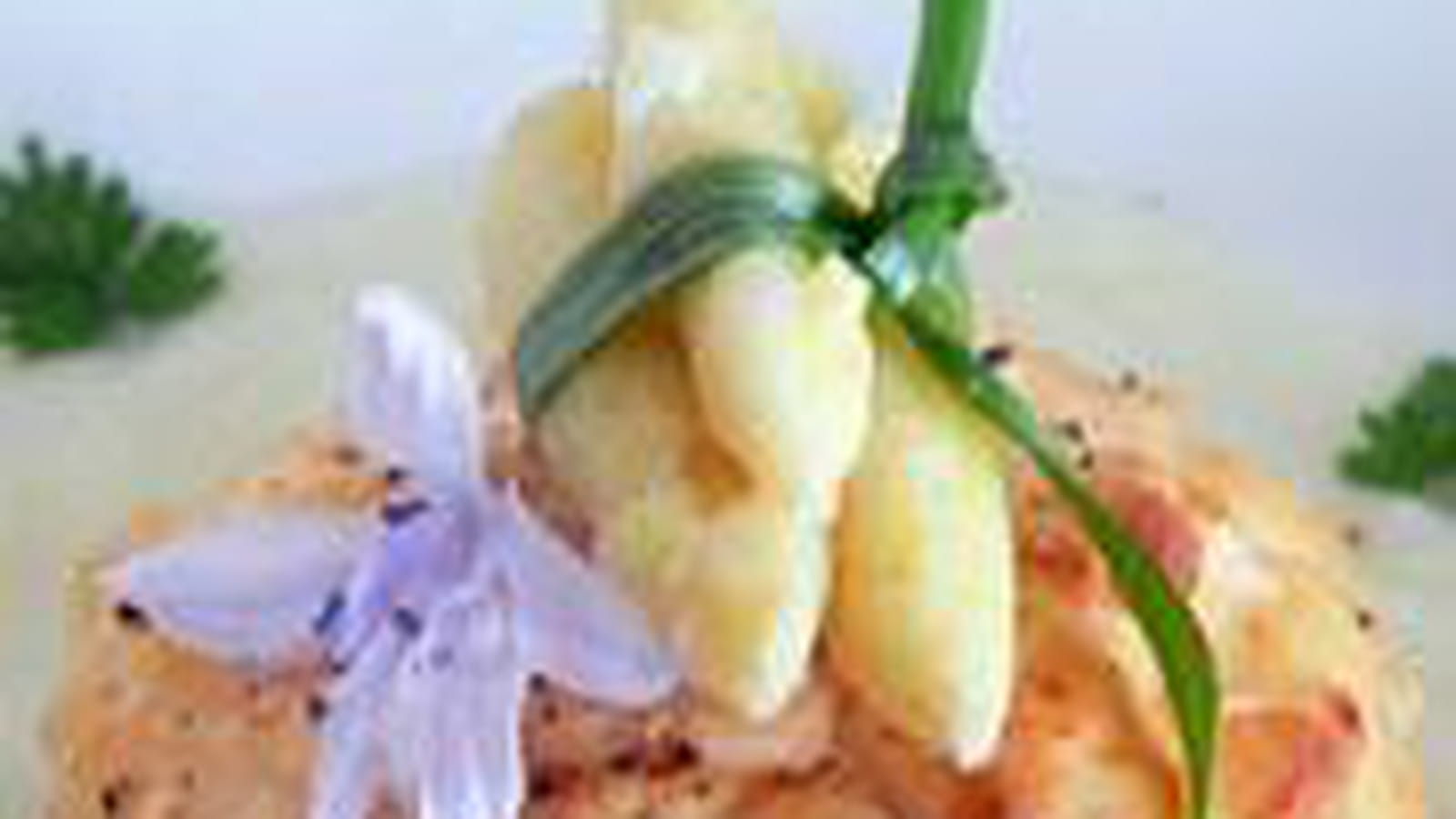 Petits flans de saumon aux asperges