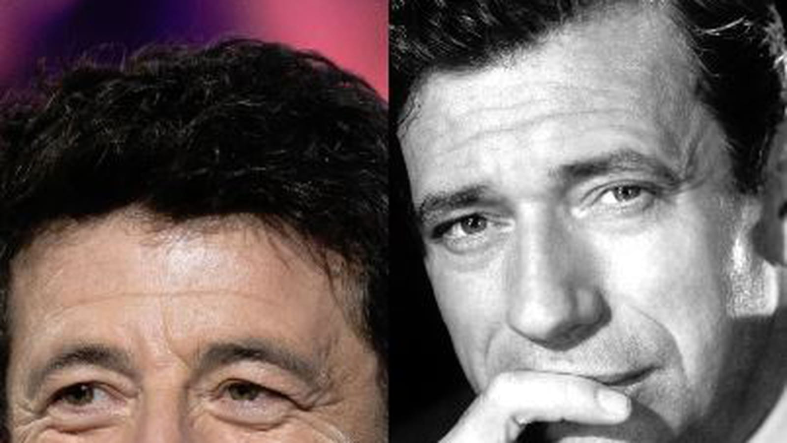 Patrick Bruel et Yves Montand