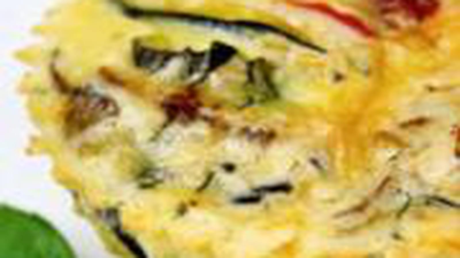 Clafoutis aux légumes grillés au basilic