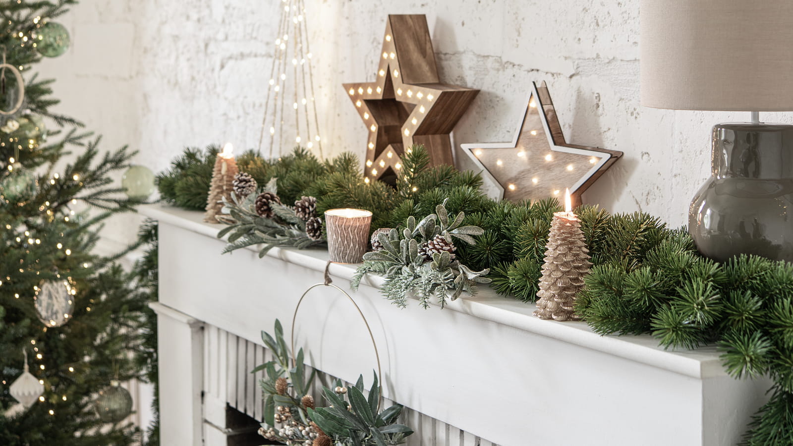 Bougies sapin 