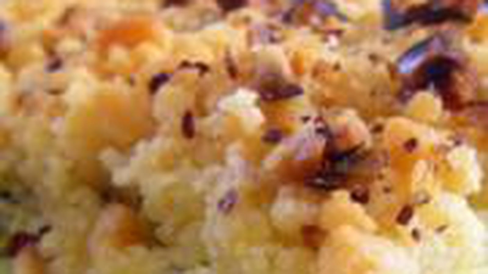 Crumble cabillaud courgettes
