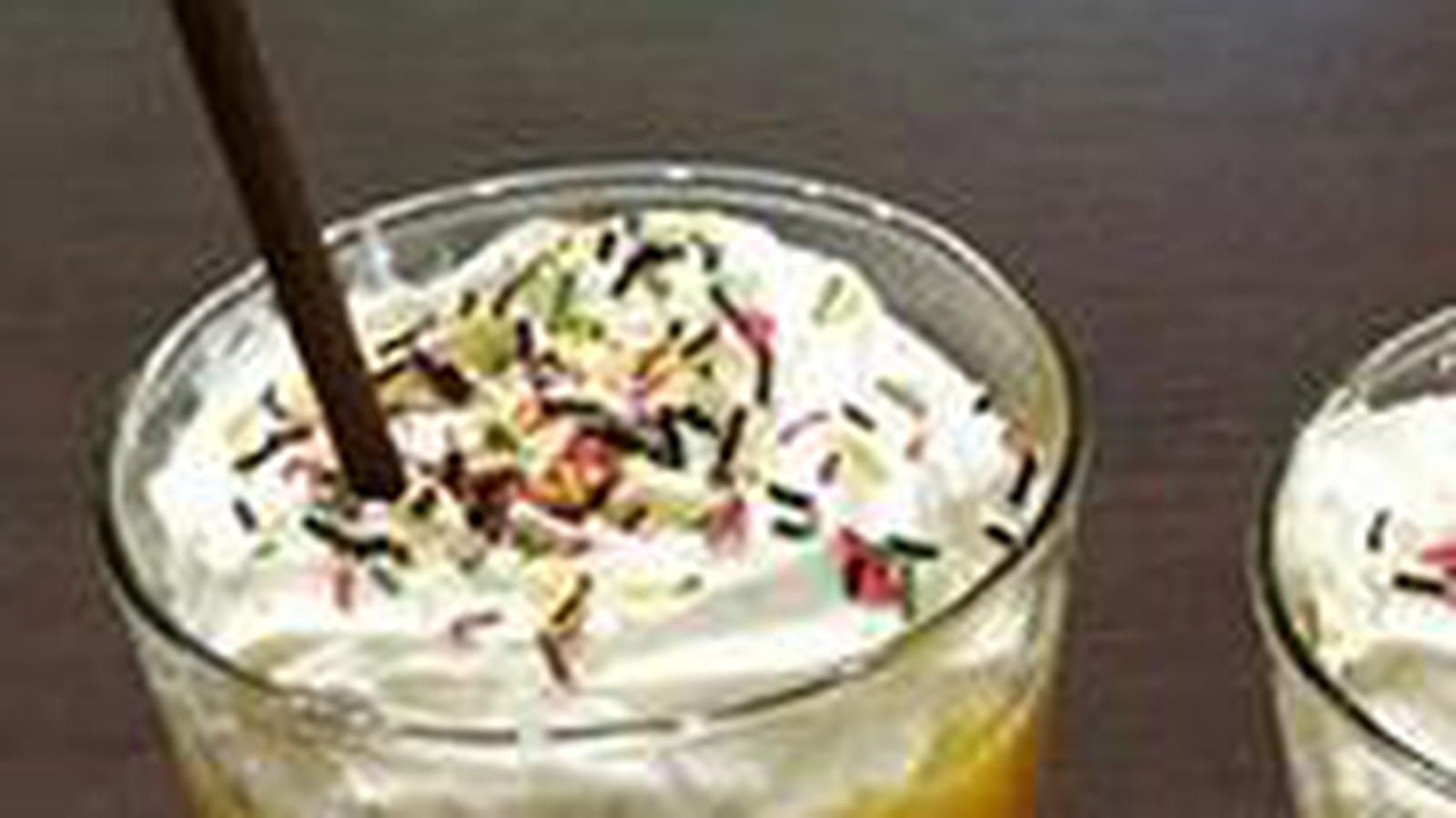Cappuccino de fruits exotiques
