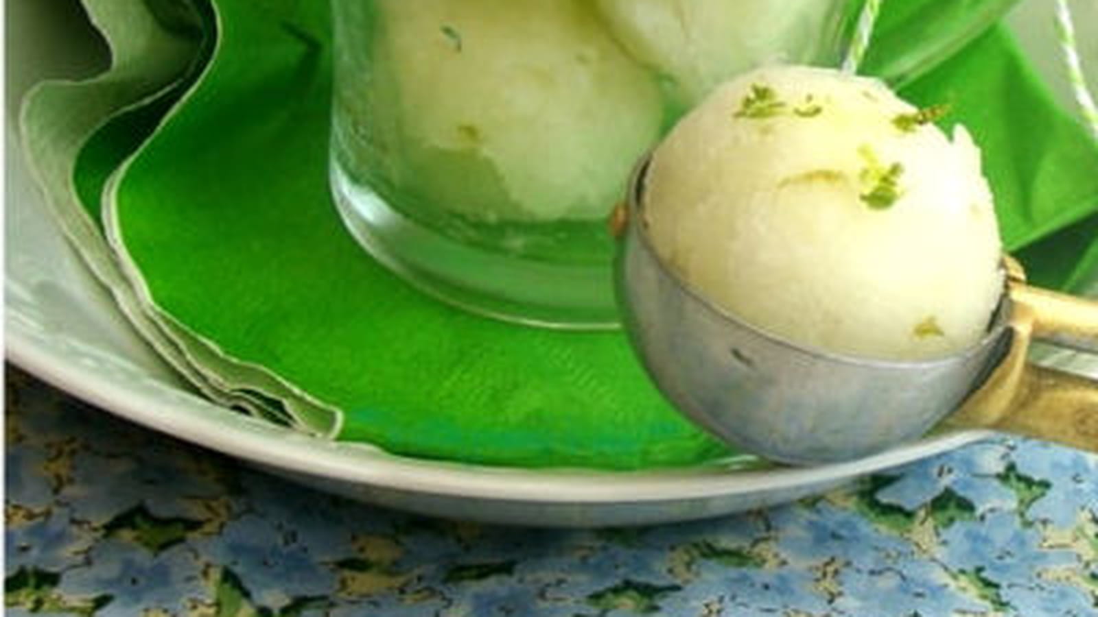 Sorbet au citron vert, recette de Christophe Felder