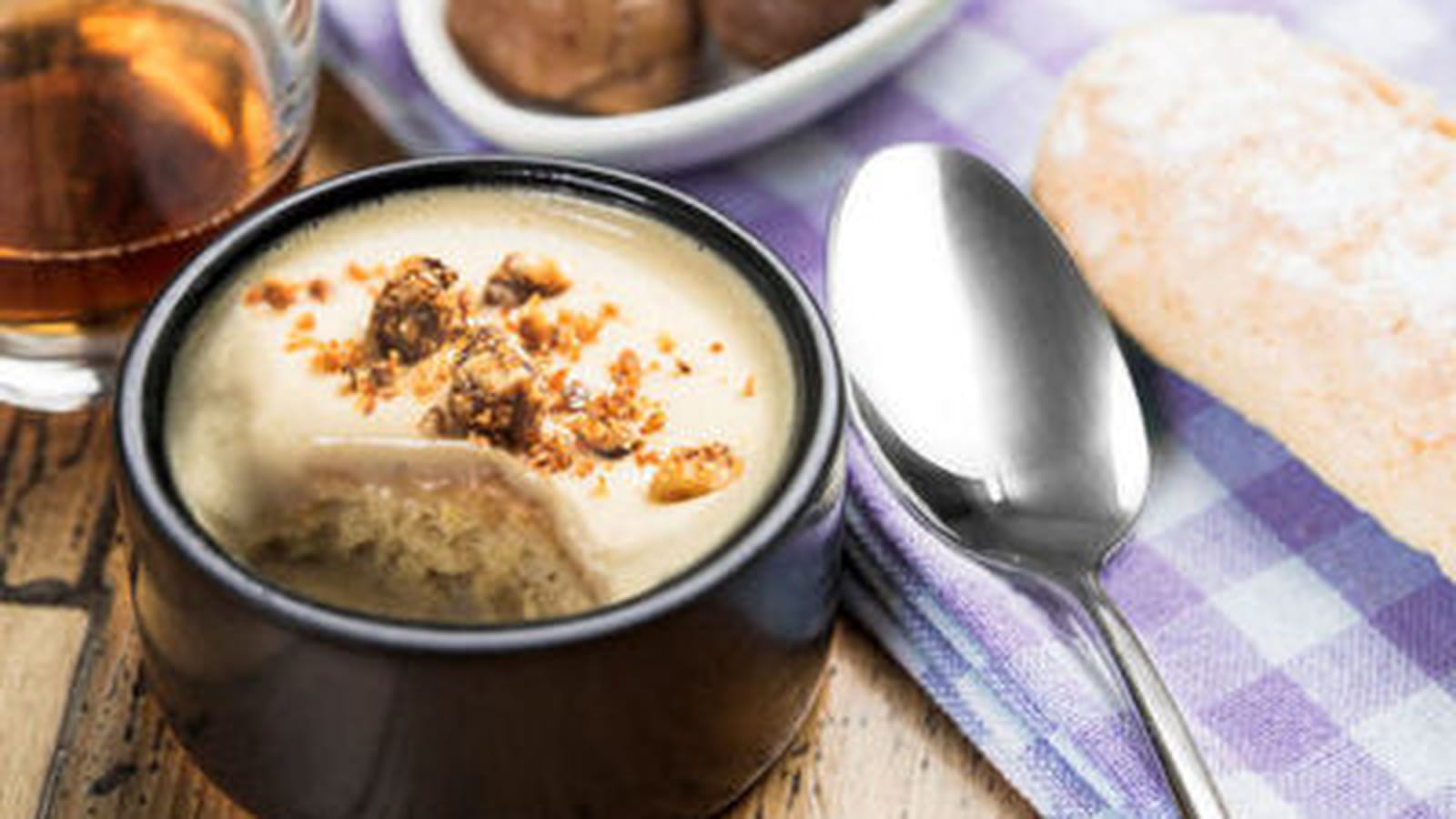 Tiramisu gourmand pommes châtaignes