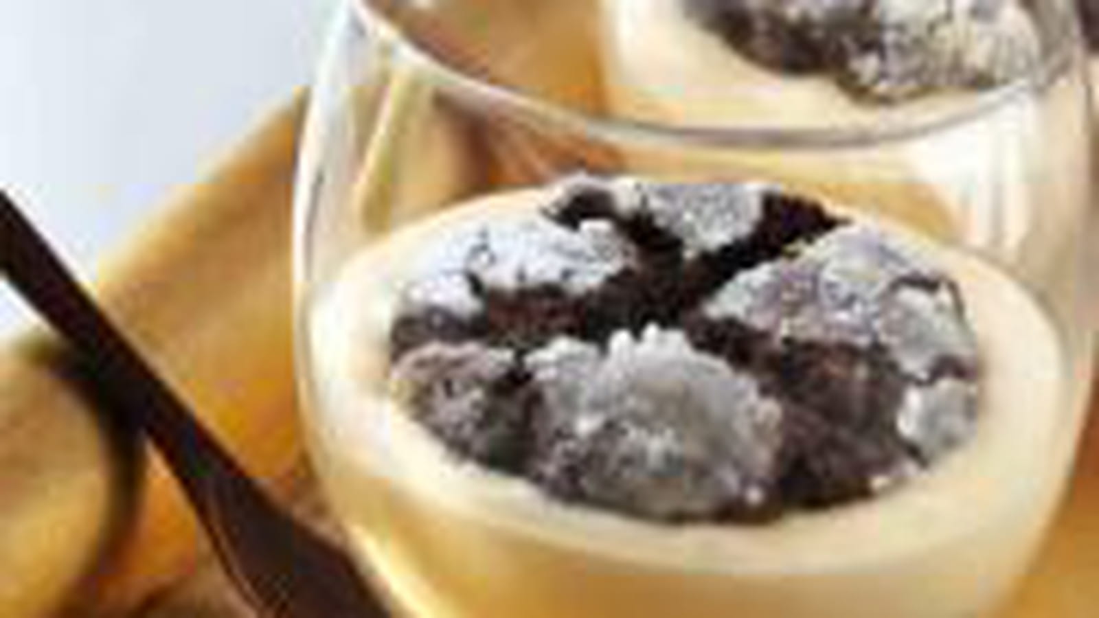 Verrine poire et cookie