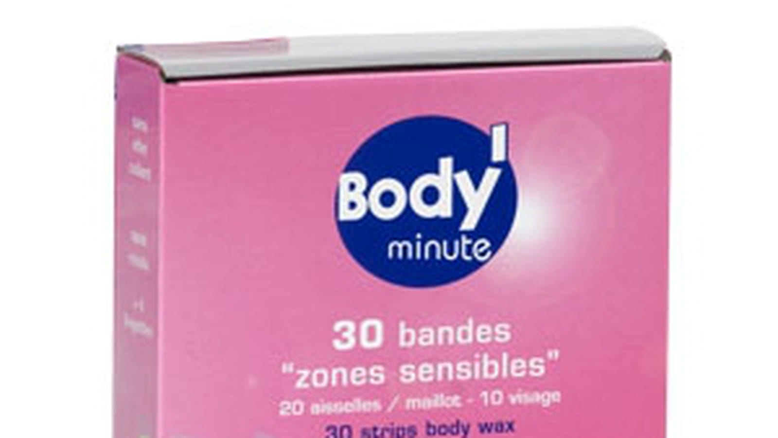 Bandes d'épilation "zones sensibles" Epil'Minute de Body Minute