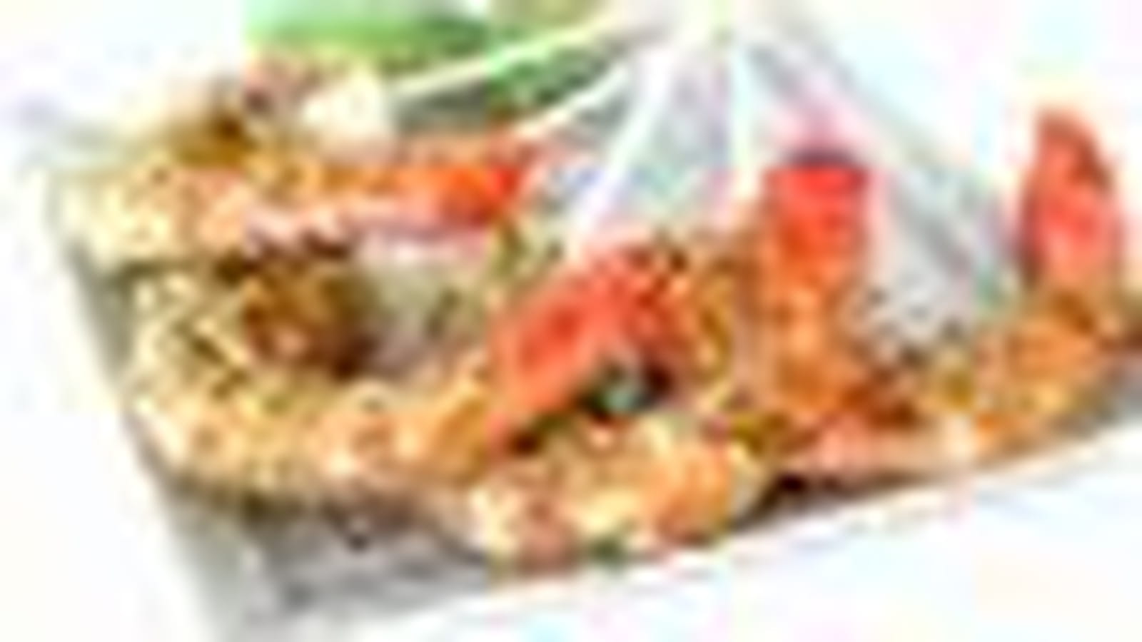 Gambas romesco