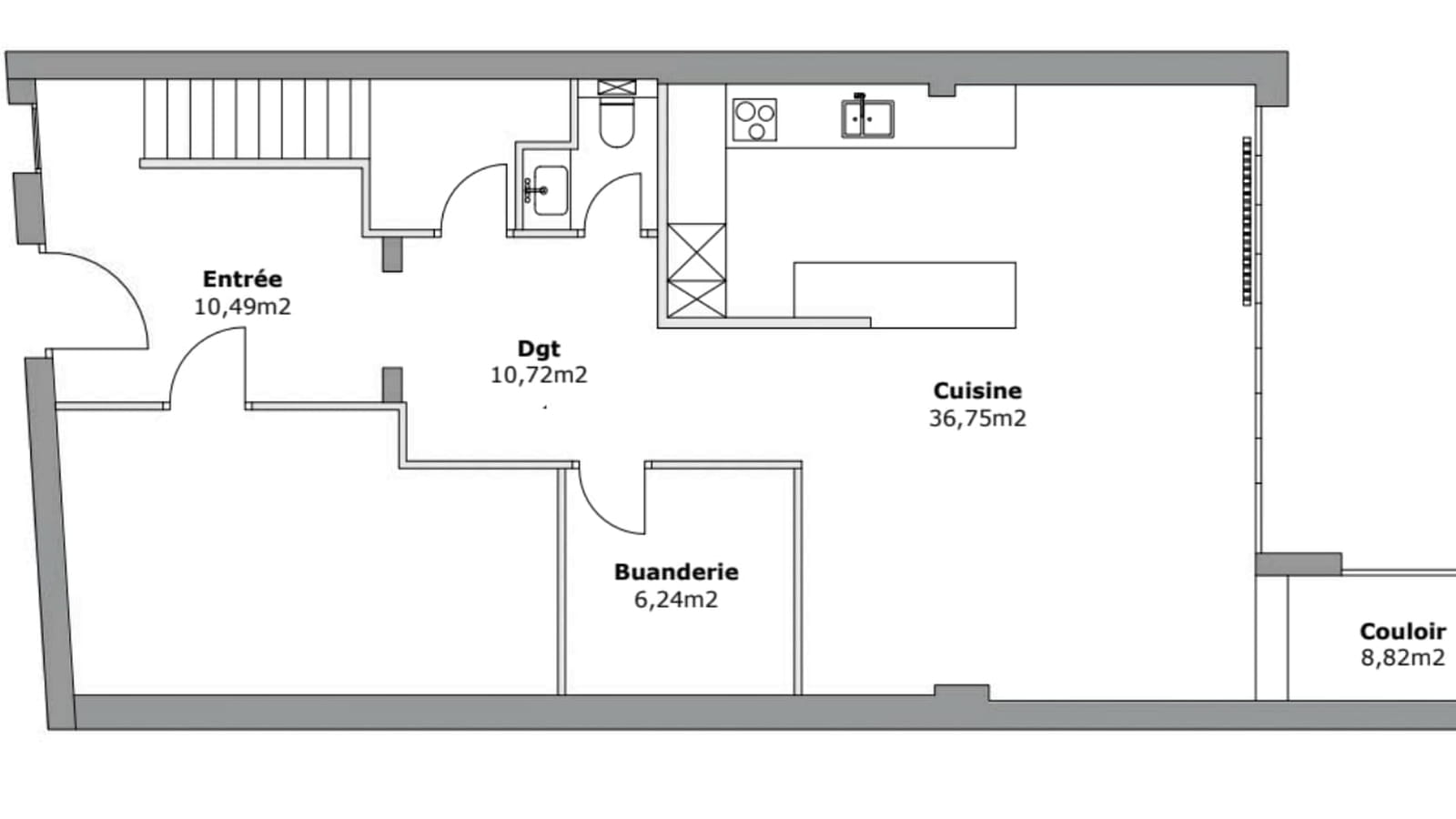 Plan RDC existant