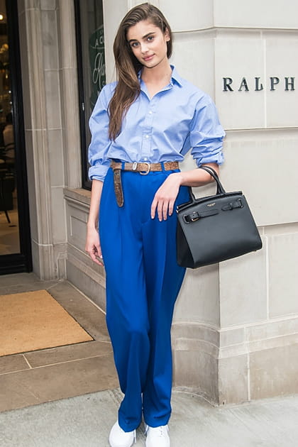 Taylor Hill au d&eacute;fil&eacute; Ralph Lauren