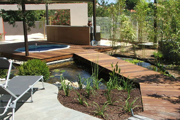 Passerelle pour moment de détente