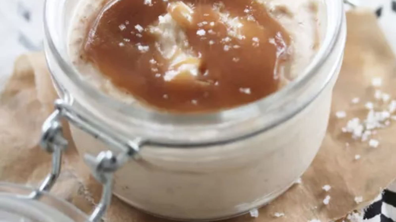 Mousse aux marrons et caramel de beurre salé