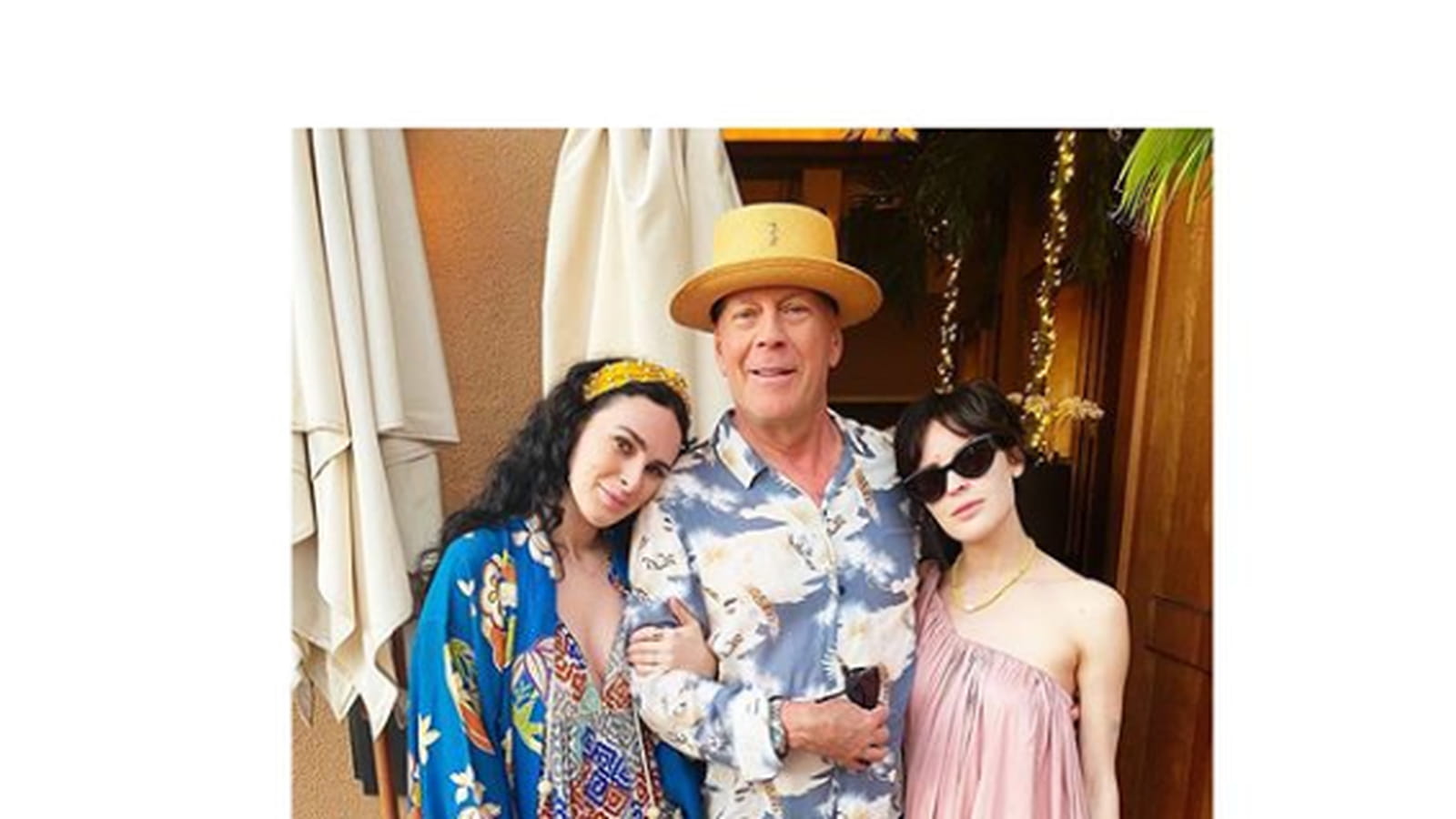 Rumer Willis, Bruce Willis et Tallulah Willis