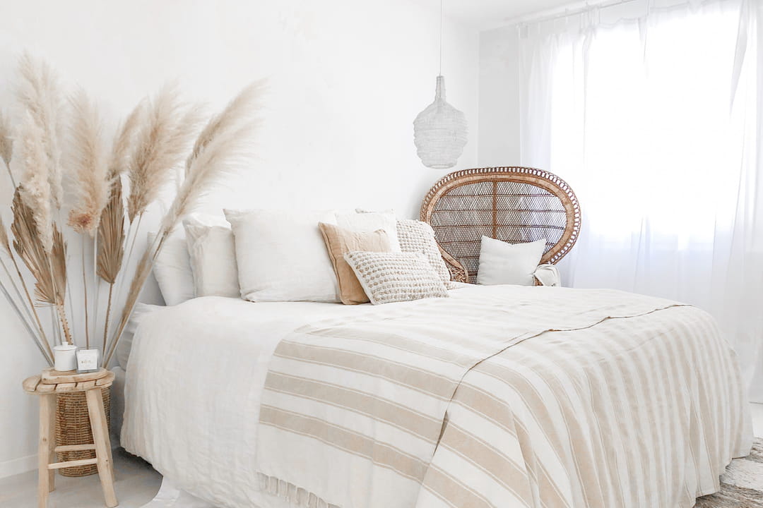 These original nightstands transform the bedroom