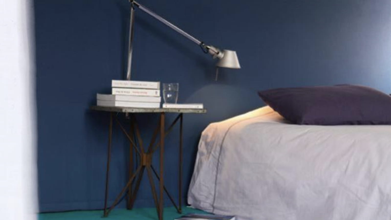 Moquette bleu canard