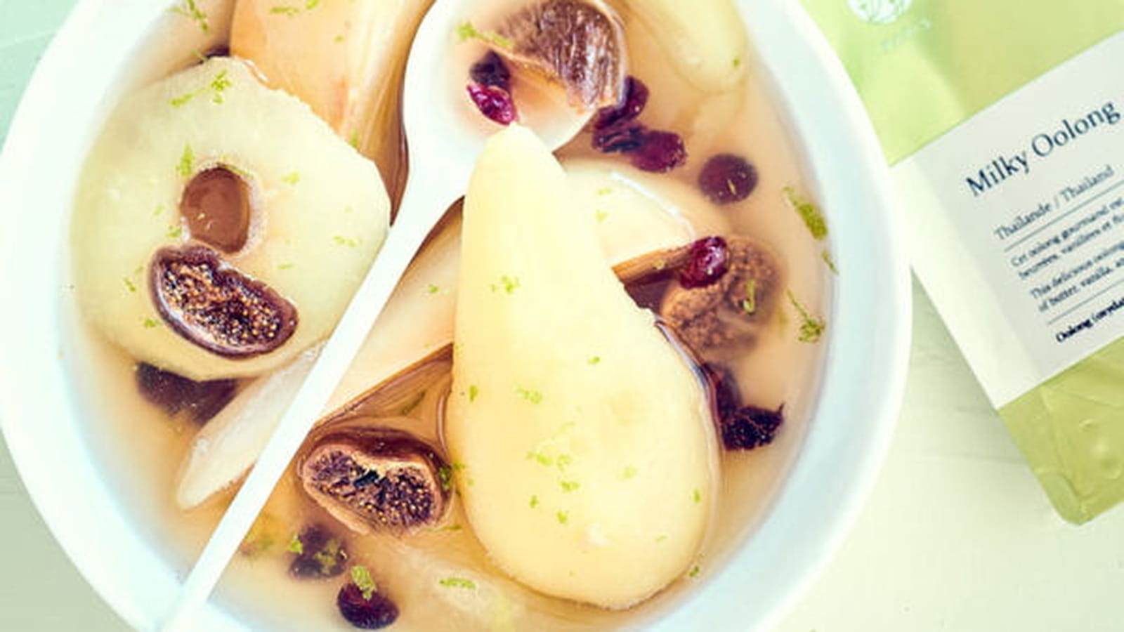 Nage de fruits d’hiver au Thé Milky Oolong Palais des Thés
