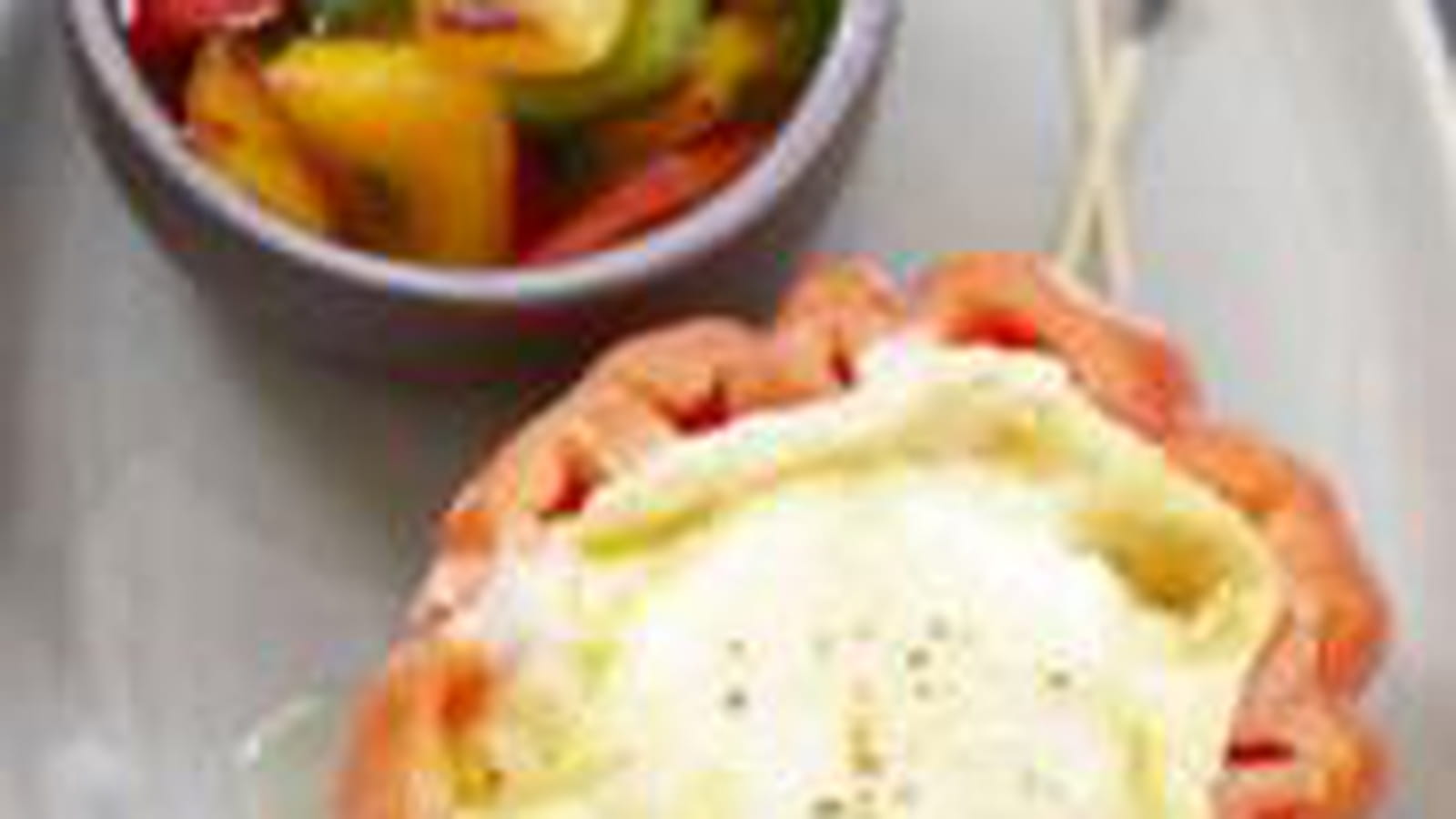 Ratatouille revisitée au Banon rôti