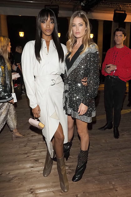 Jourdan Dunn et Doutzen Kroes au d&eacute;fil&eacute; Isabel Marant
