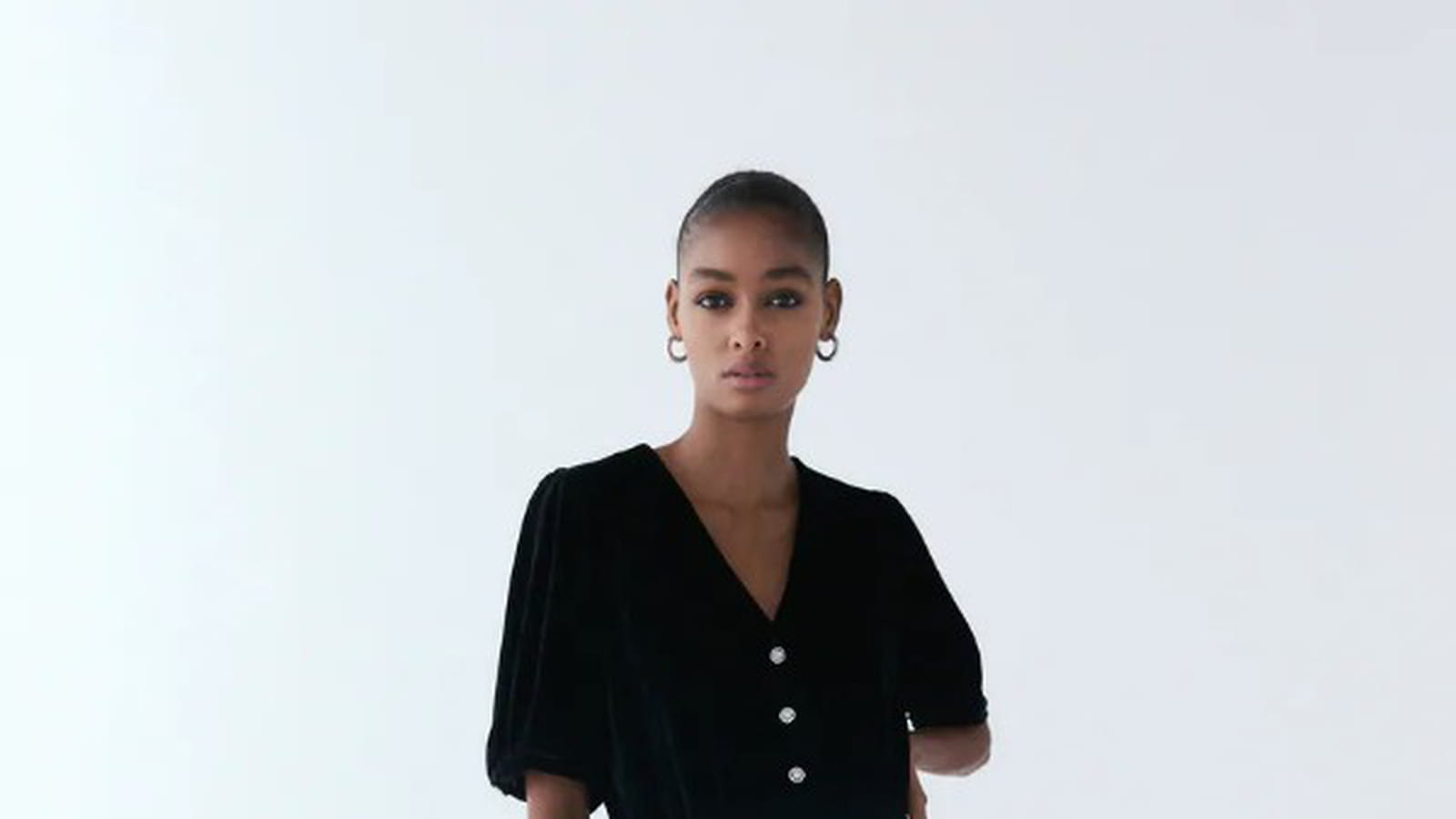 Robe noire Zara