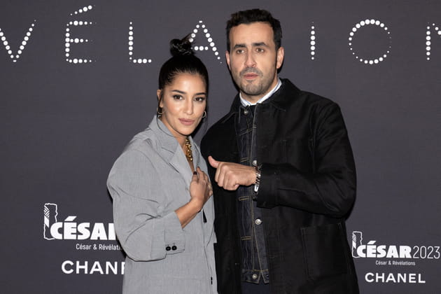 Leïla Bekhti et Jonathan Cohen à la soirée des Révélations des César 2023