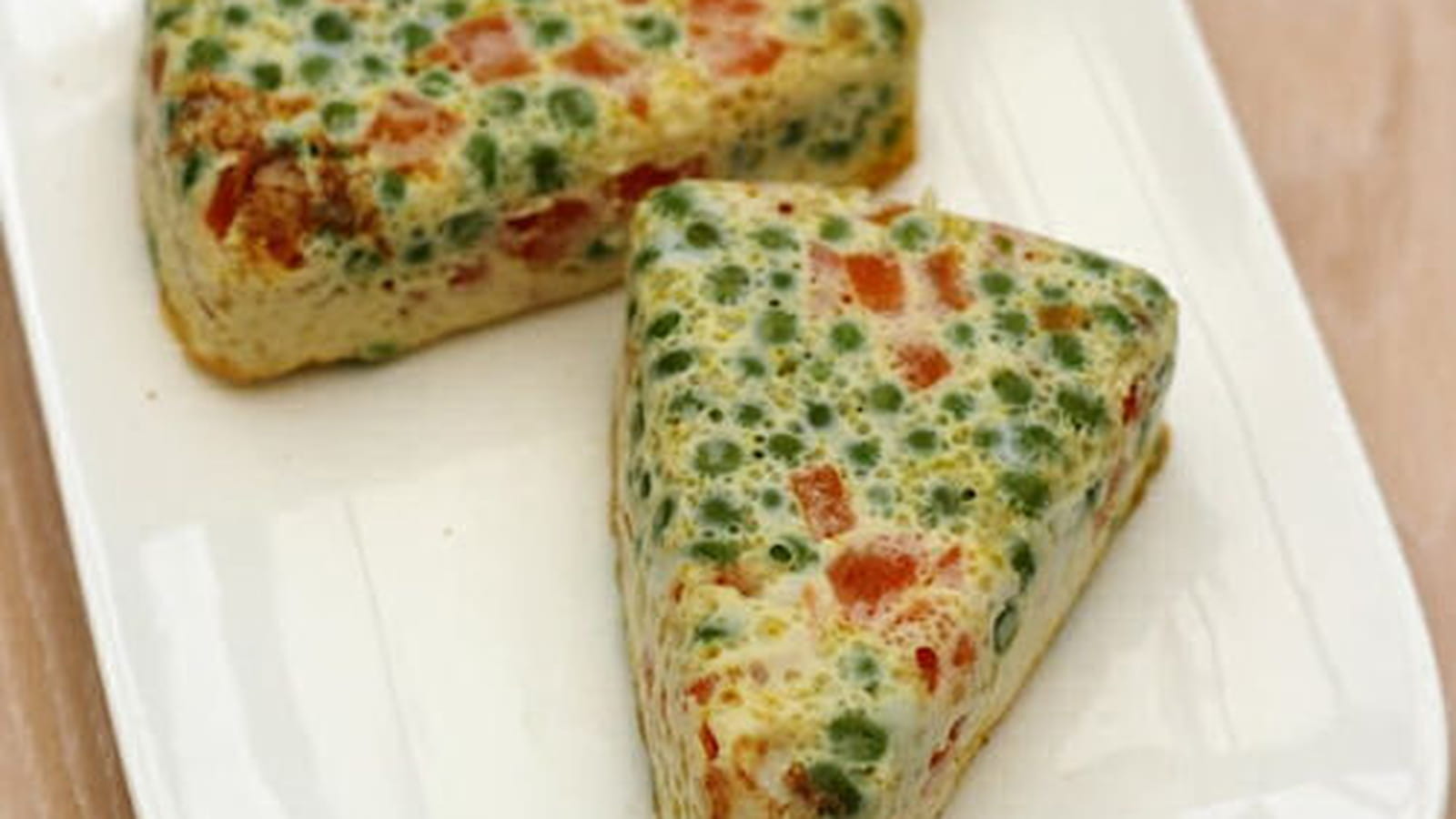 Flans aux petits pois et carottes au lait de coco et curry (sans lactose)