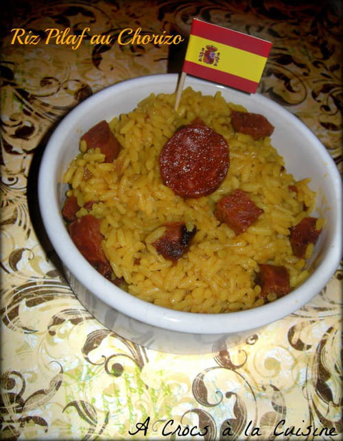 Riz pilaf au chorizo