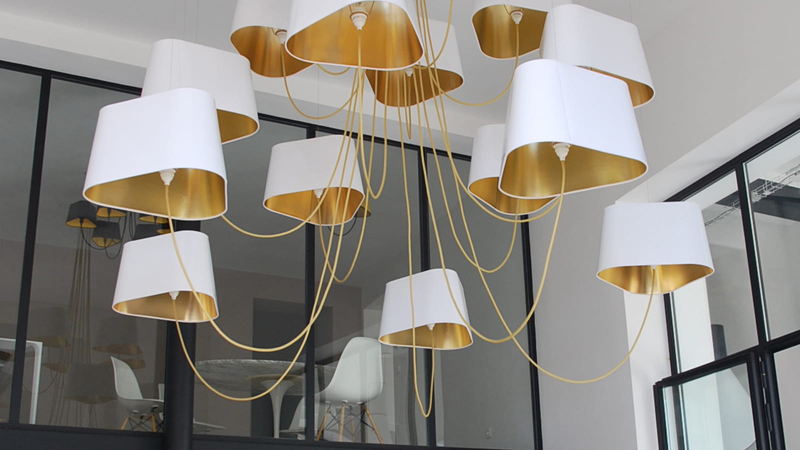 Lustre Nuage blanc Hervé Langlais