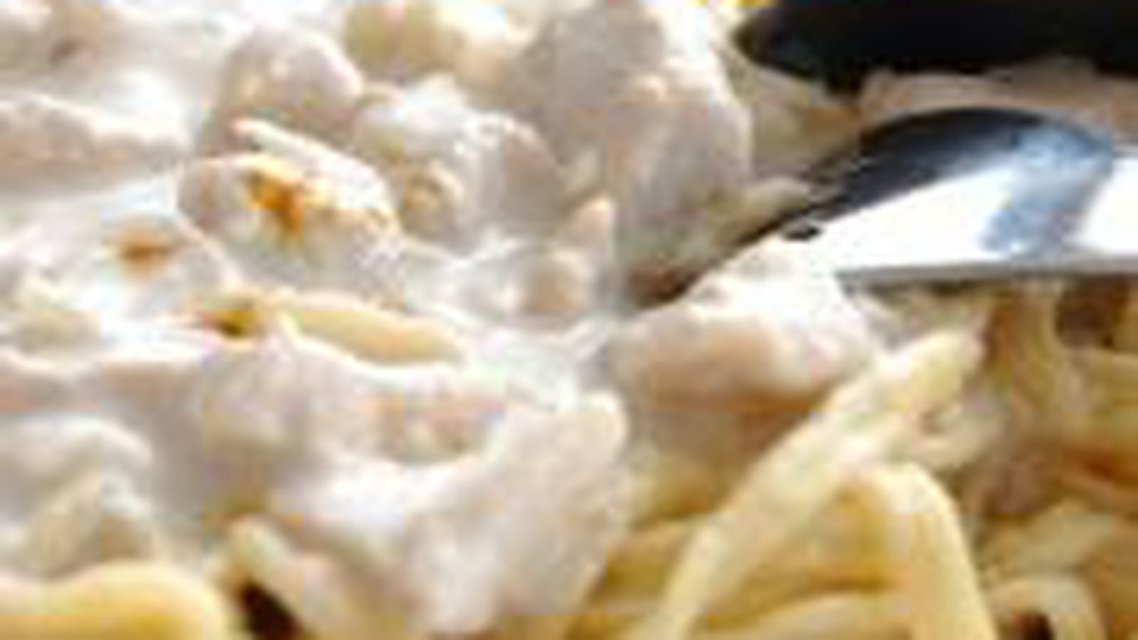 Spaghetti au curry, poulet au lait de coco