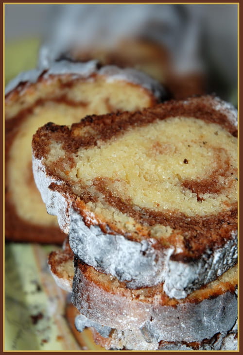 Marbré au cacao et au citron