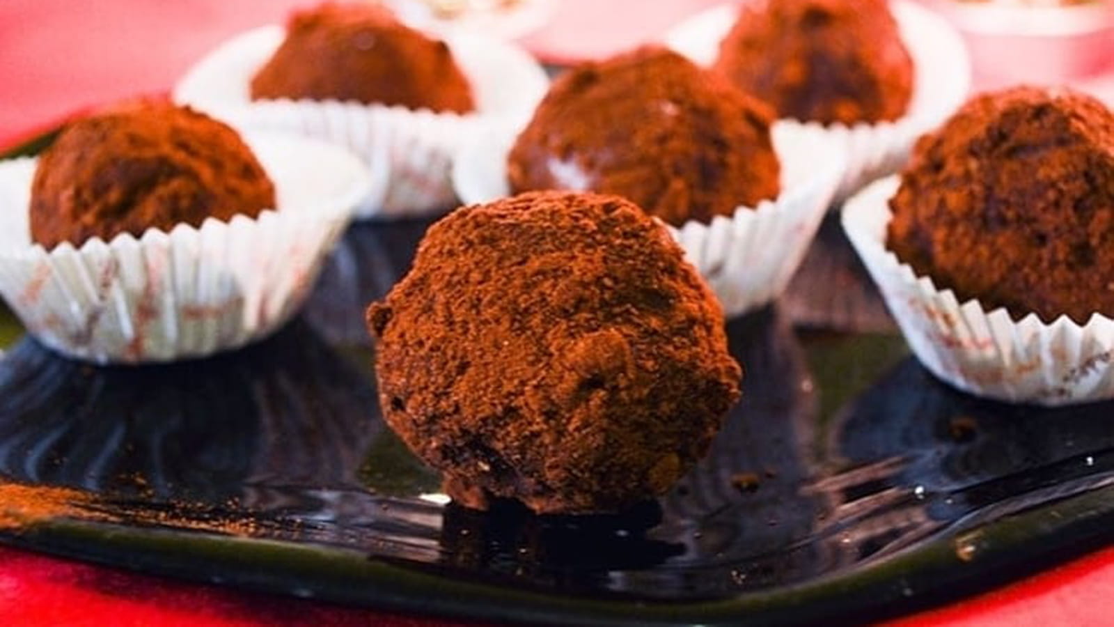 Truffes spéculoos et chocolat au lait caramélia Valrhona