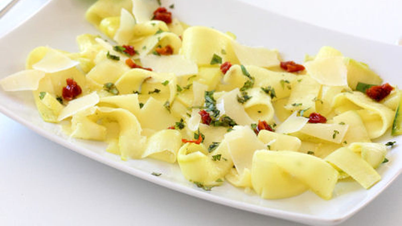Carpaccio de courgettes