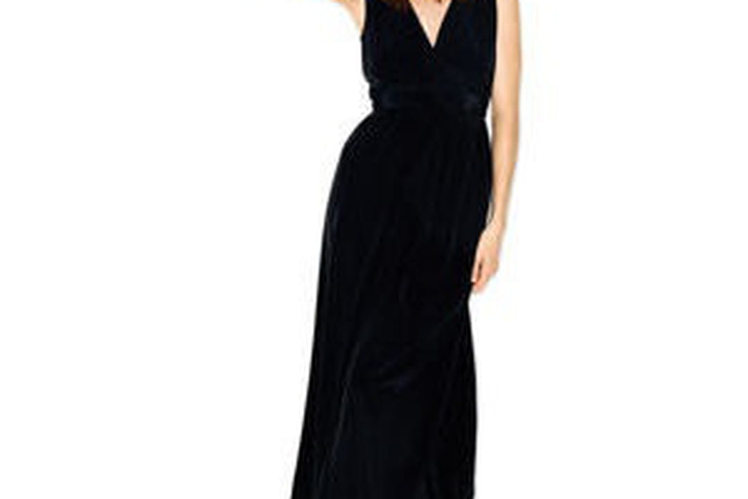 Robe longue fluide attache dans le cou de Naf Naf